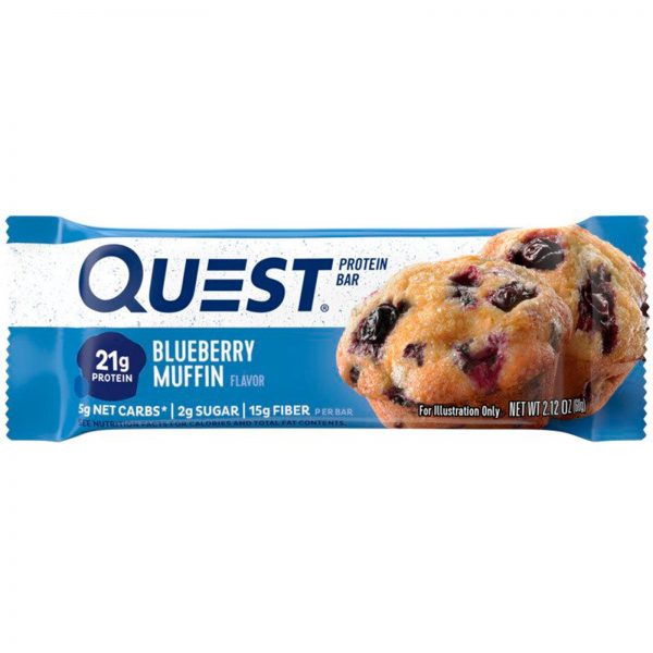 Comprar Quest Nutrition, Barra de Proteínas, Muffin de Mirtilo, 12 Barrinhas, 60 g (2,12 oz) Cada - Imagem 4