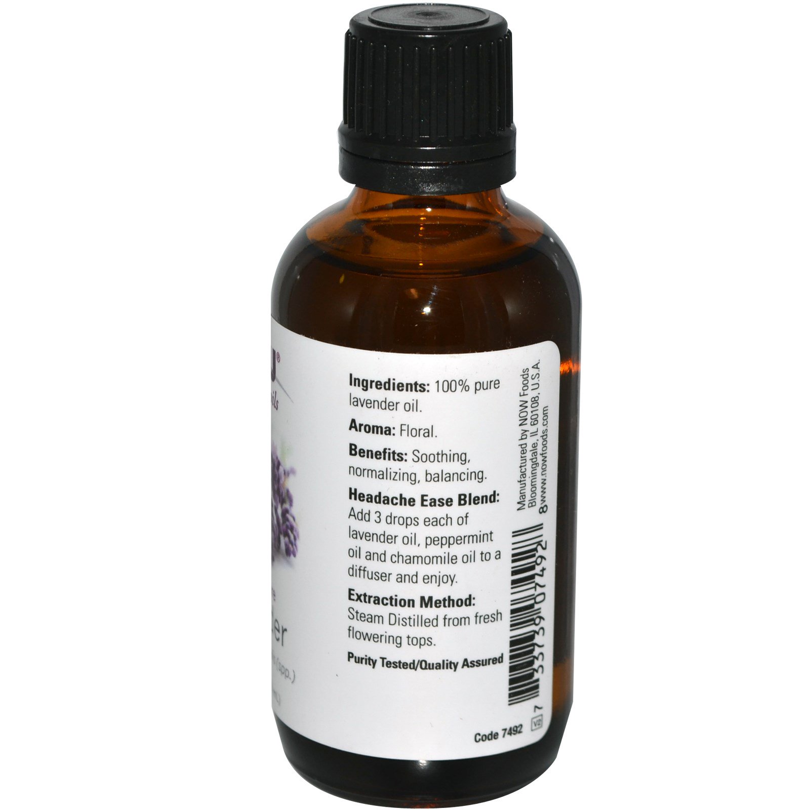Comprar Now Foods, Óleos Essenciais, Lavanda, 2 fl oz (59 ml) - Imagem 2