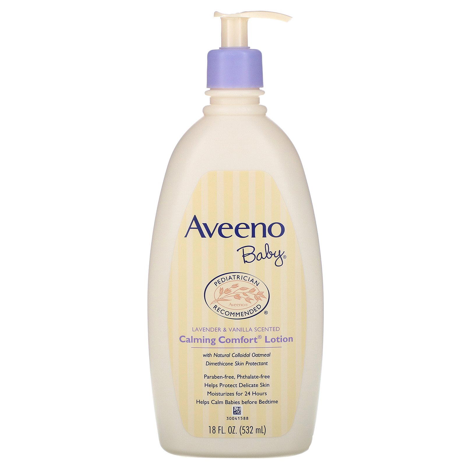 Comprar Aveeno, Baby, Loção reconfortante e calmante, lavanda e baunilha, 532 ml (18 fl oz)
