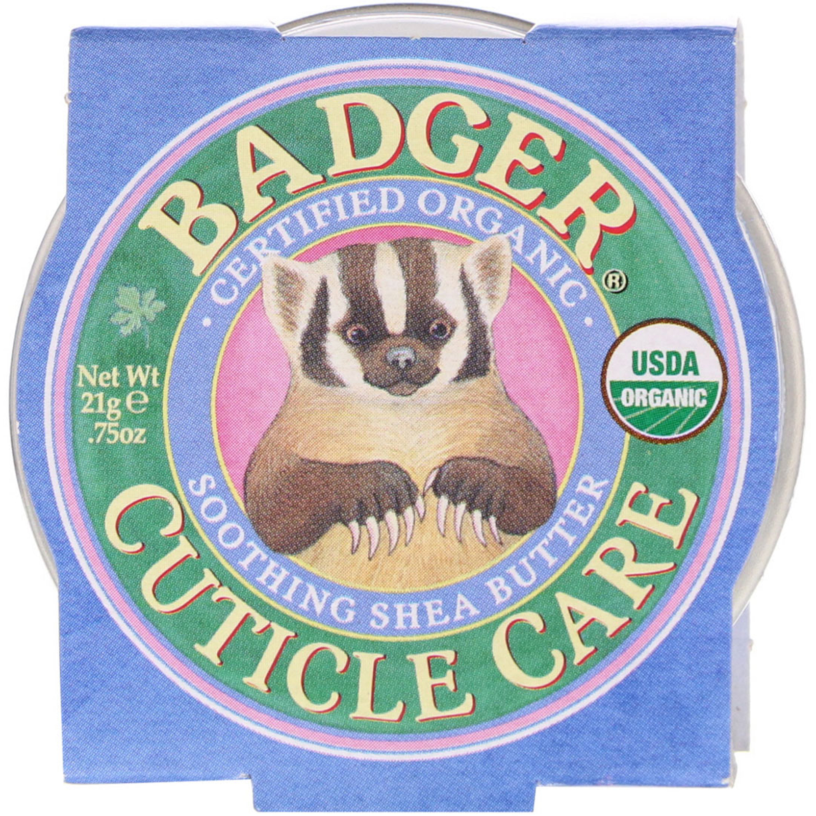 Comprar Badger Company, Tratamento Orgânico de Cutículas, Manteiga de Karité, 21 g (0,75 oz)