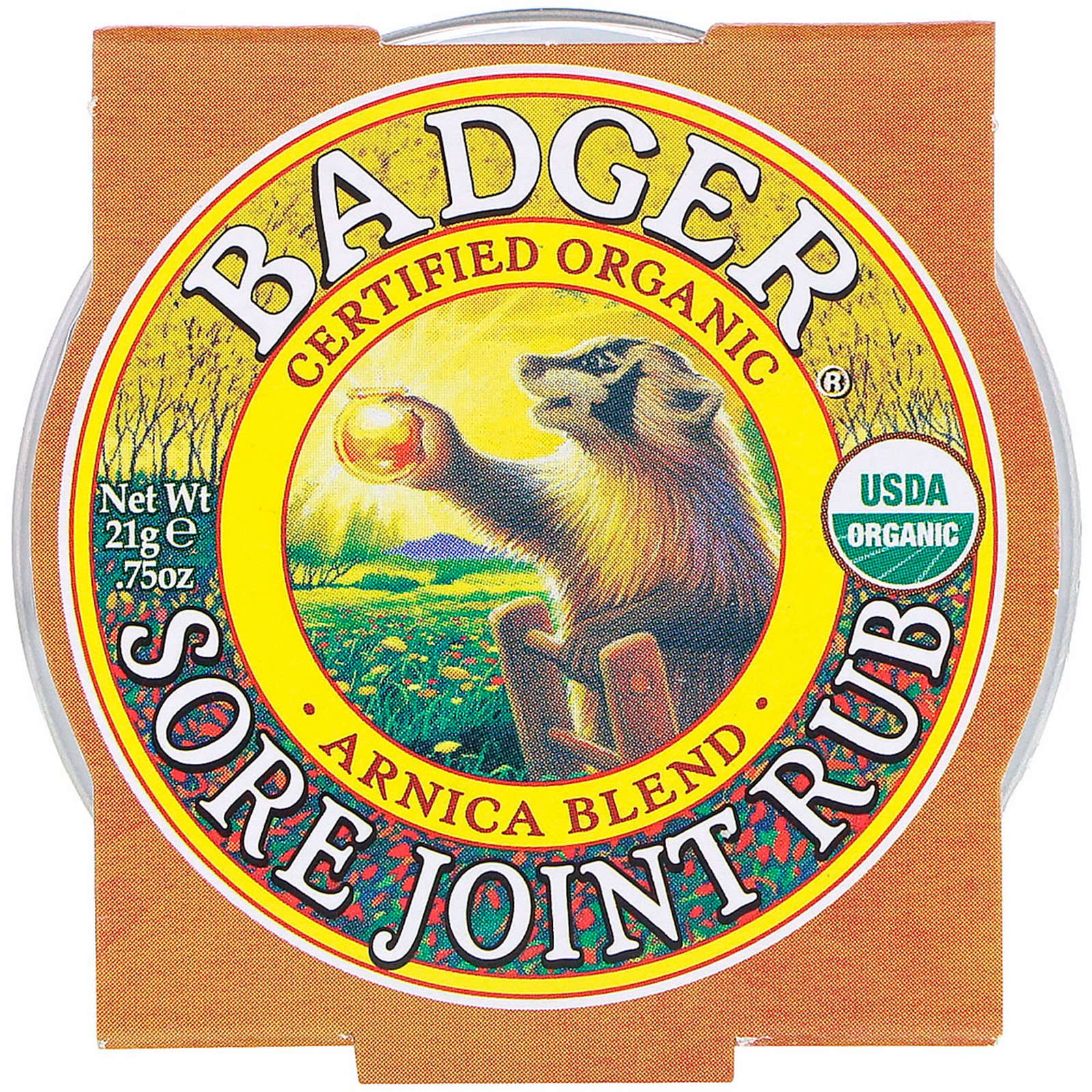 Comprar Badger Company, Óleo Para Juntas Doloridas, Mistura de Arnica, .75 oz (21 g)