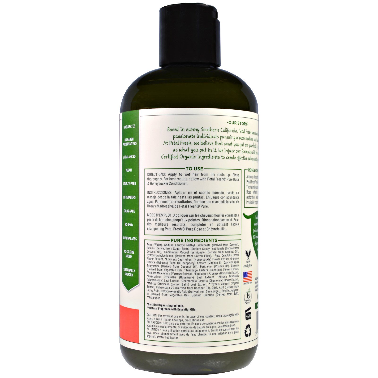 Comprar Petal Fresh, Shampoo Puro e Suavizante, Rosas e Lonicera, 475 ml (16 fl oz) - Imagem 2