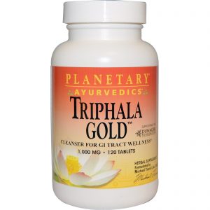 Comprar Planetary Herbals, Ayurvédica, Triphala Gold, 1.000 mg, 120 Comprimidos
