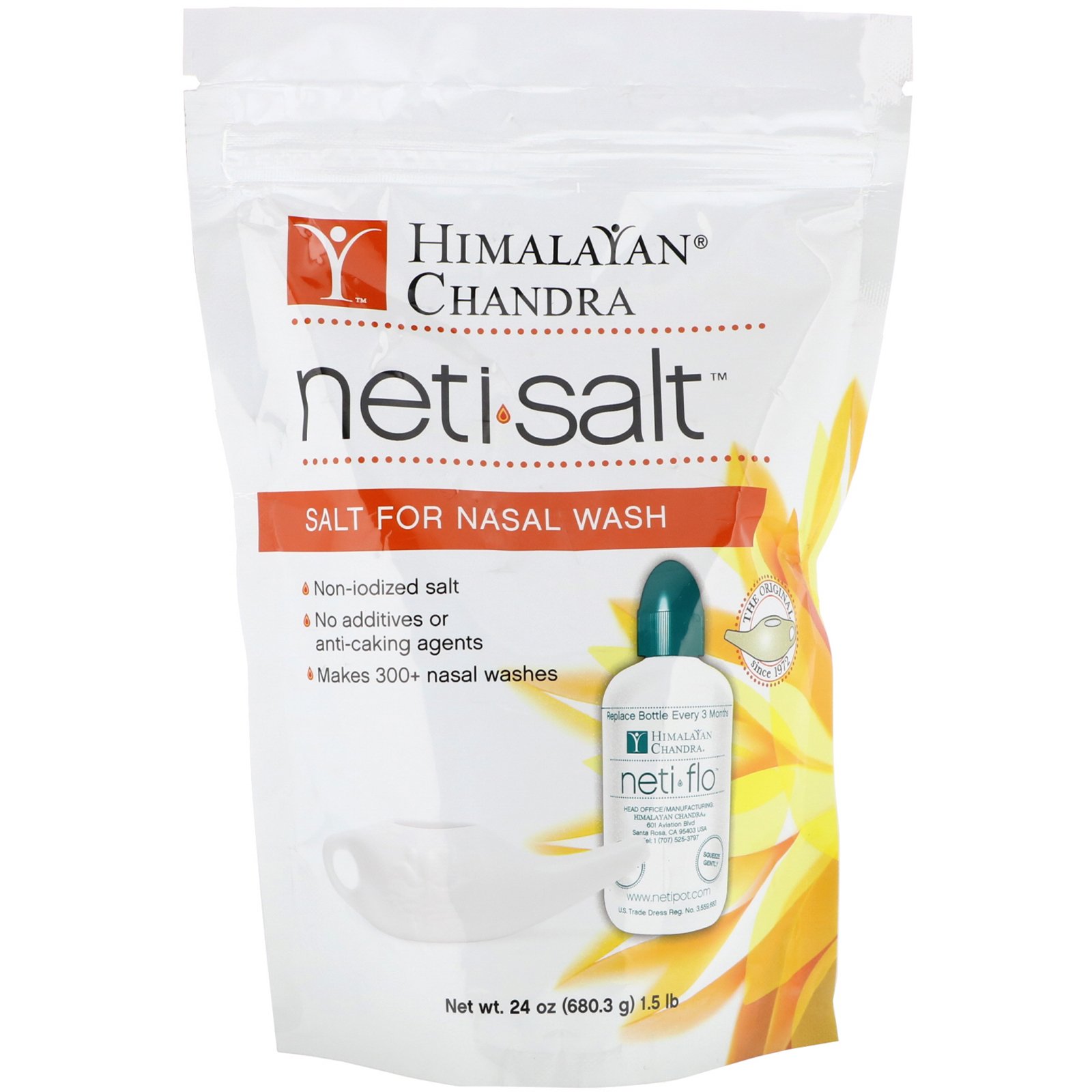 Comprar Himalayan Institute, Neti Salt, Salt for Nasal Wash, 1.5 lbs (680.3 g)