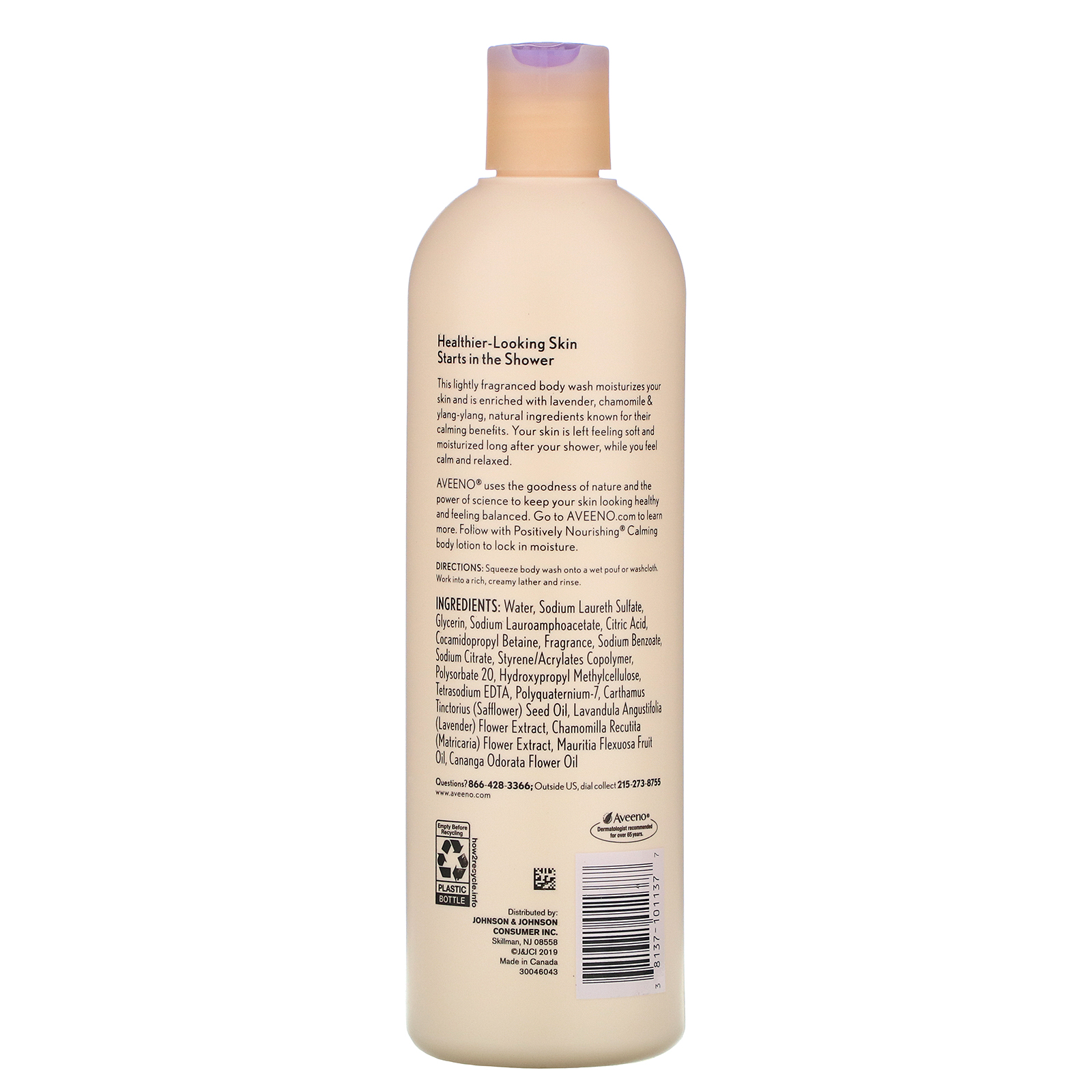 Comprar Aveeno, Active Naturals, Positively Nourishing, Calming Body Wash, 16 fl. oz. (473 ml) - Imagem 2