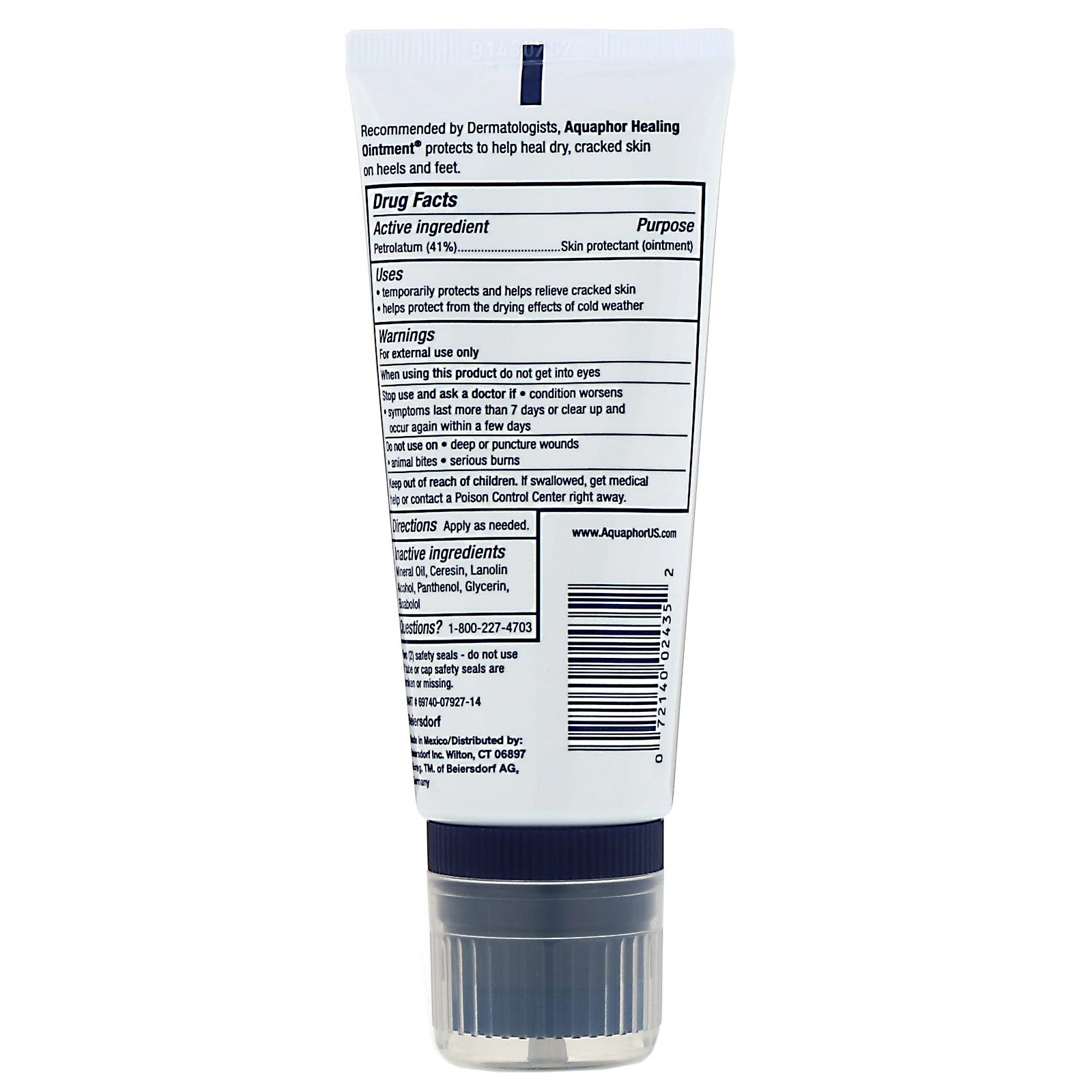 Comprar Aquaphor, Terapia Avançada, Pomada Cicatrizante, 85 g (3 oz) - Imagem 2