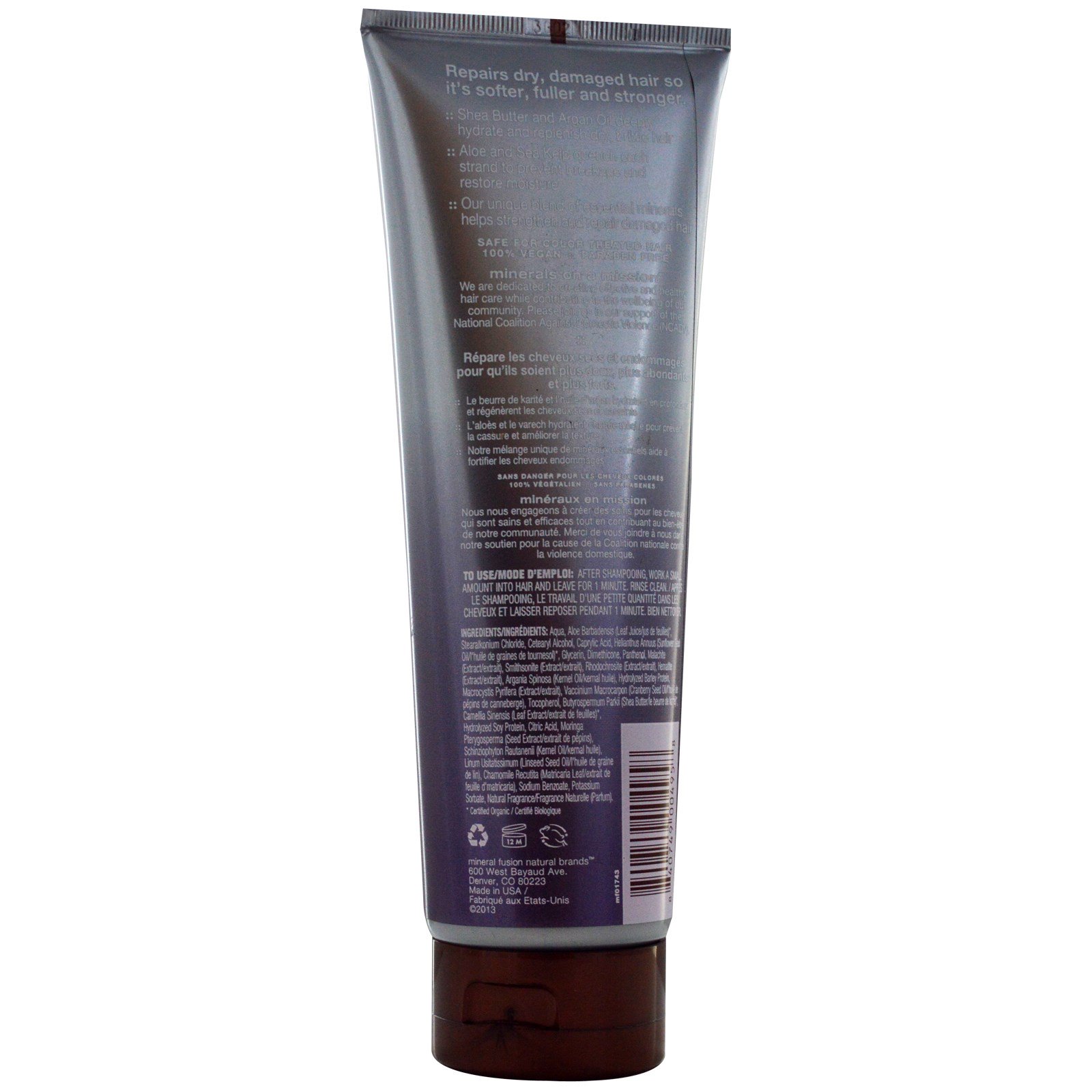 Comprar Mineral Fusion, Minerals on a Mission, Hair Repair Conditioner, 8.5 fl oz (250 ml) - Imagem 2