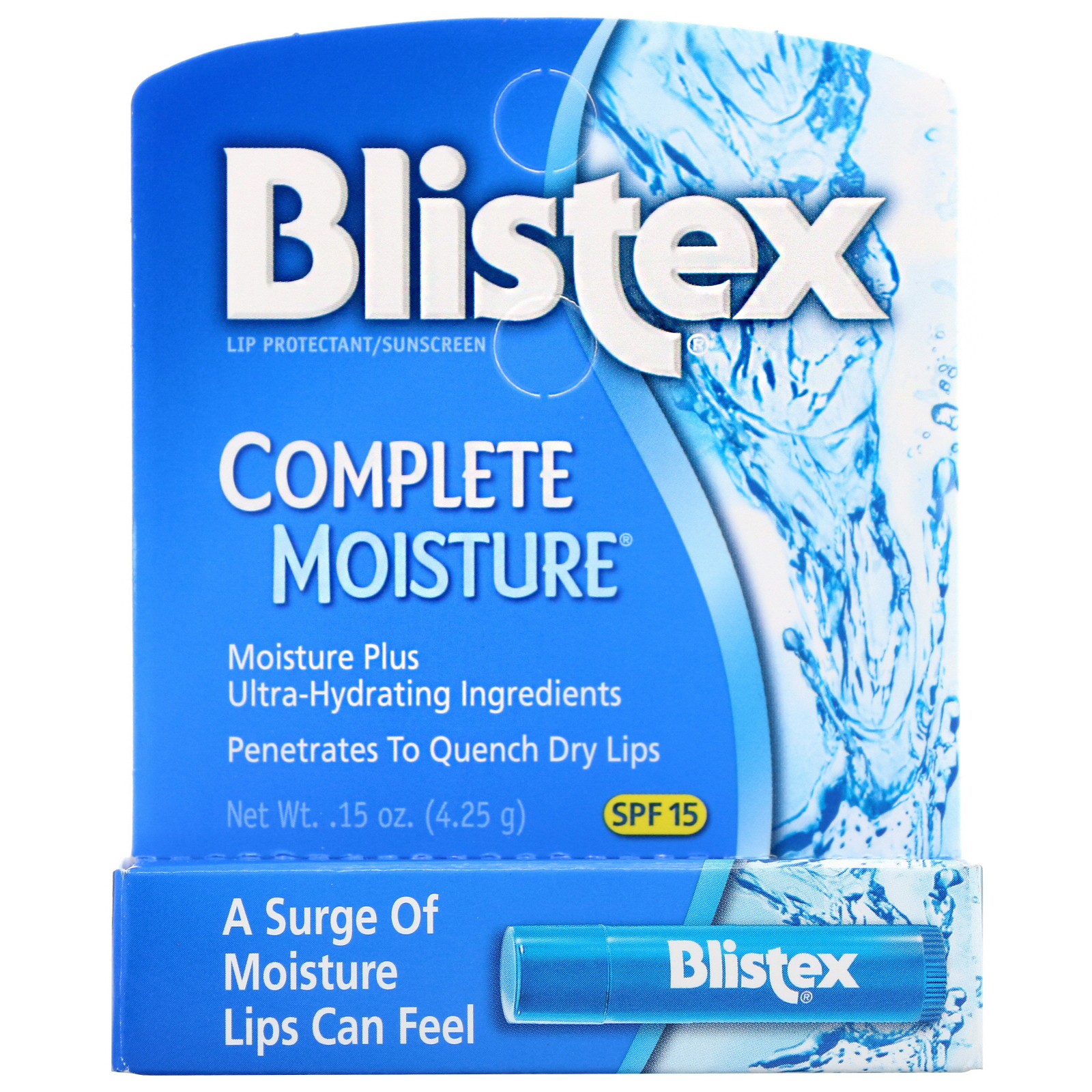 Comprar Blistex, Hidratante Completo, Hidratante Labial com Protetor Solar, SPF 15, .15 oz (4.25 g) - Imagem 2