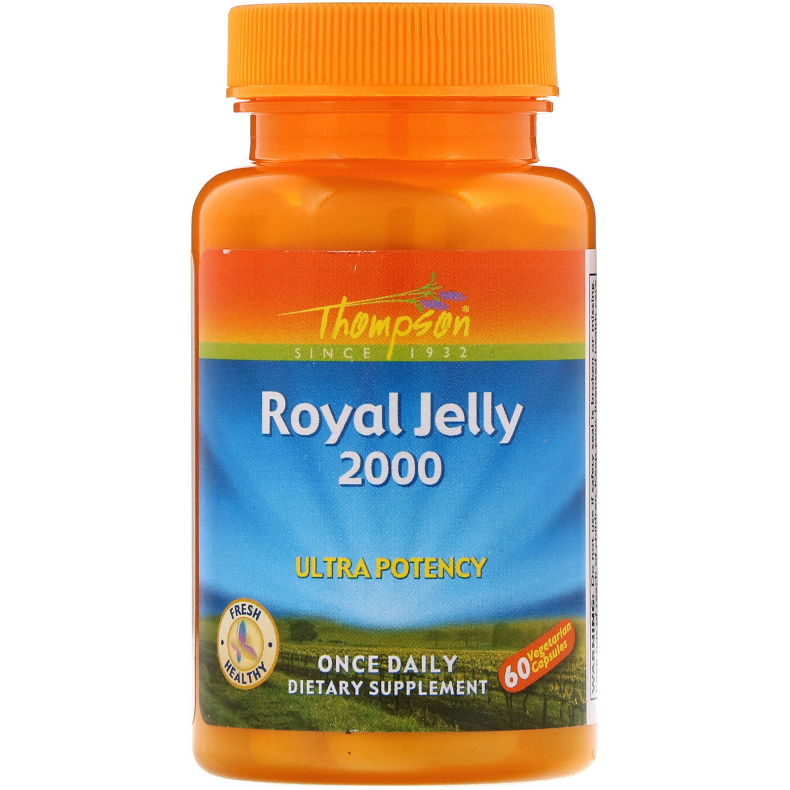 Comprar Thompson, Geleia Real, 2.000 mg, 60 Cápsulas Vegetais