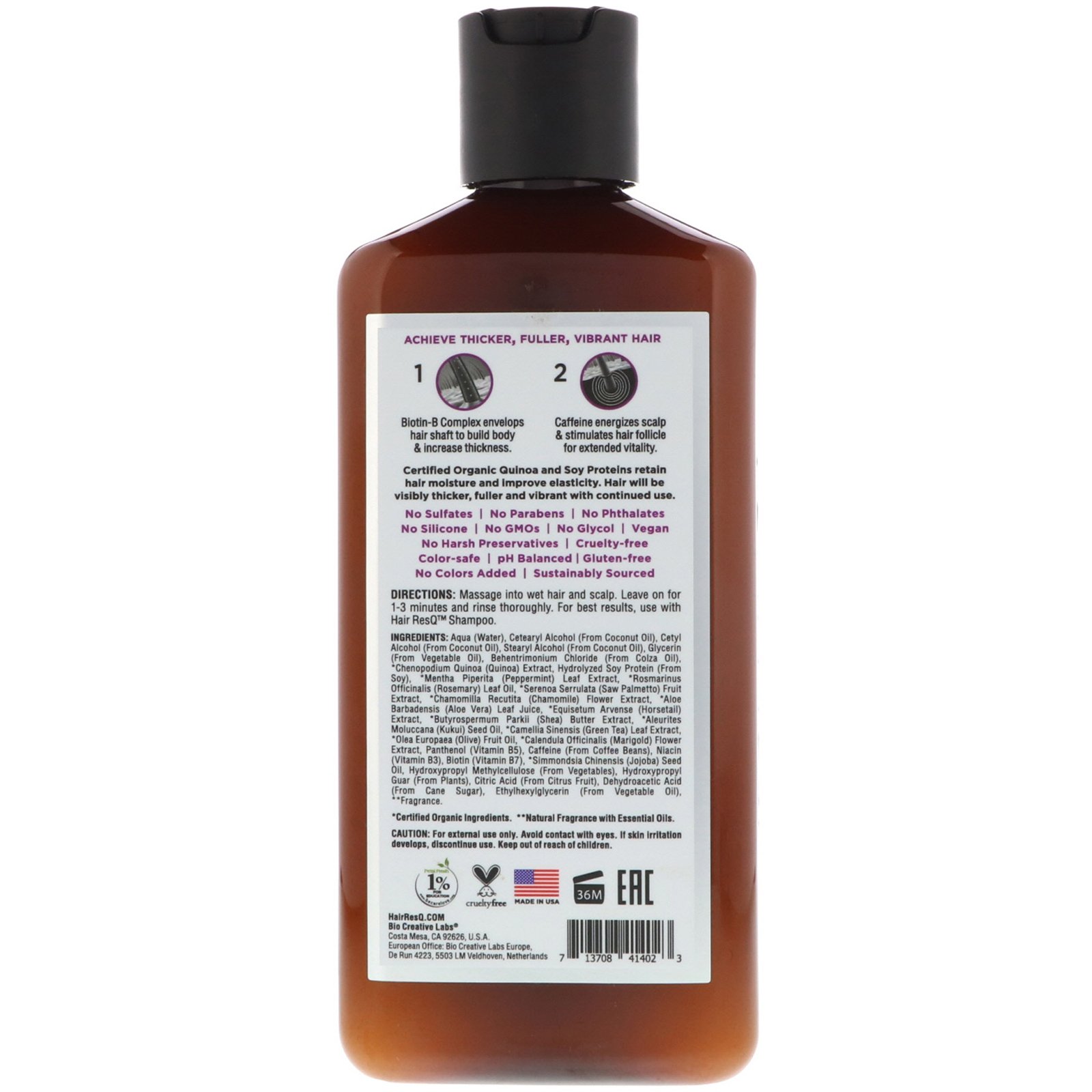 Comprar Petal Fresh, Hair Rescue, Thickening Treatment Conditioner, Color Protection, 12 fl oz (355 ml) - Imagem 2