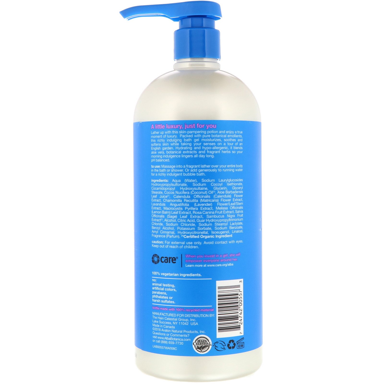 Comprar Alba Botanica, Emoliente Natural de Banho e Gel de banho, Tuberosa da Meia-noite, 32 fl oz (946 ml) - Imagem 2