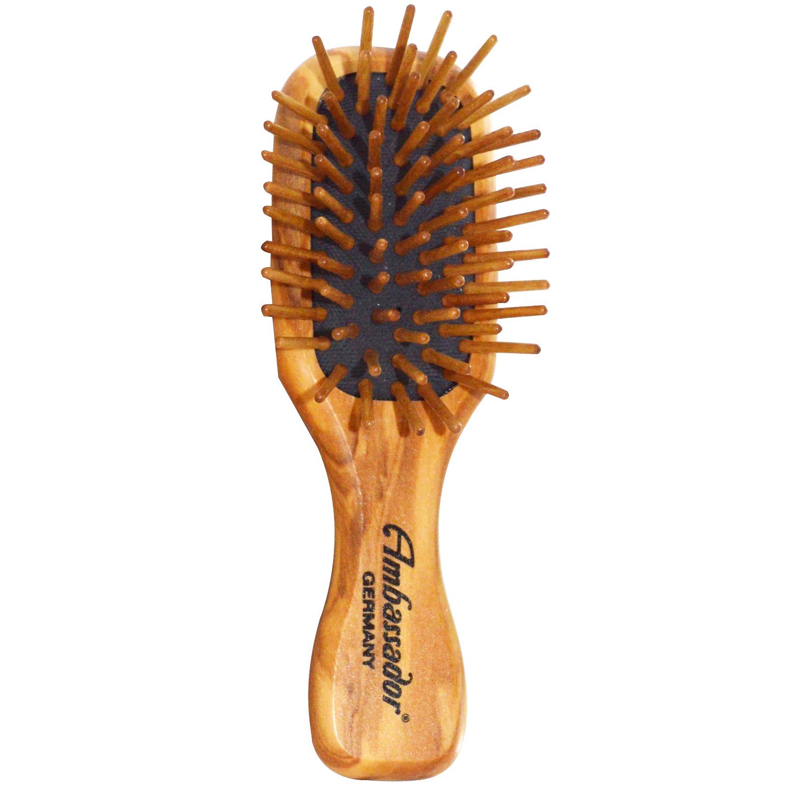 Comprar Fuchs Brushes, Escovas de Cabelo Ambassador, Madeira de Oliveira Mini/Pinos de Madeira, 1 Escova de Cabelo