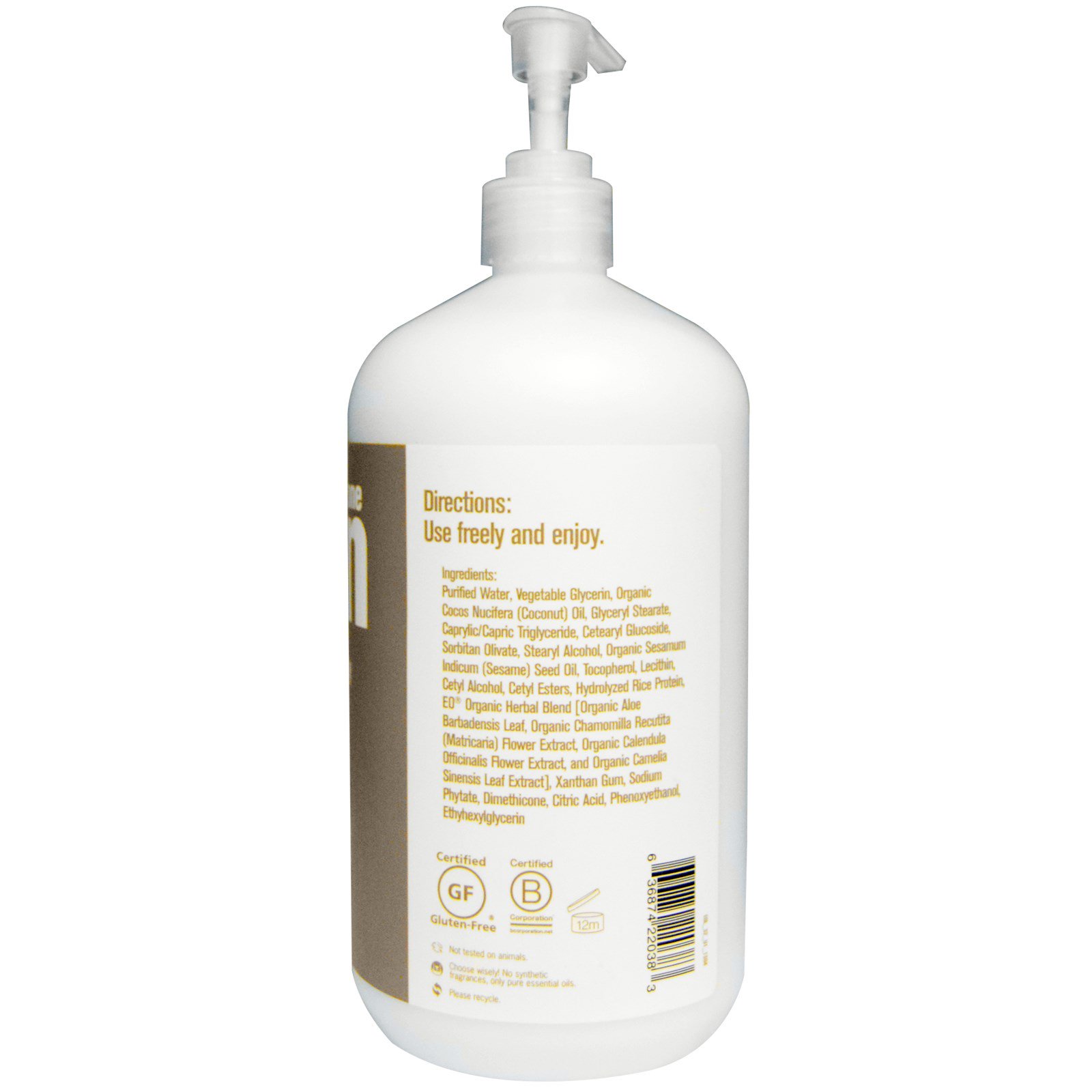 Comprar EO Products, Everyone, Loção para Todos e Todo o Corpo, Sem Aroma, 960 ml (32 fl oz) - Imagem 2