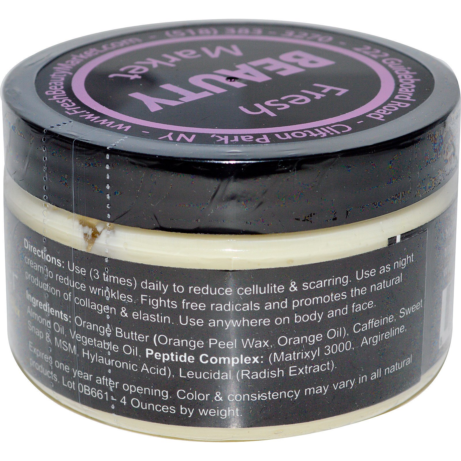 Comprar Greensations, Mercado da Beleza Natural, Manteiga Anticelulite, 4 oz - Imagem 2
