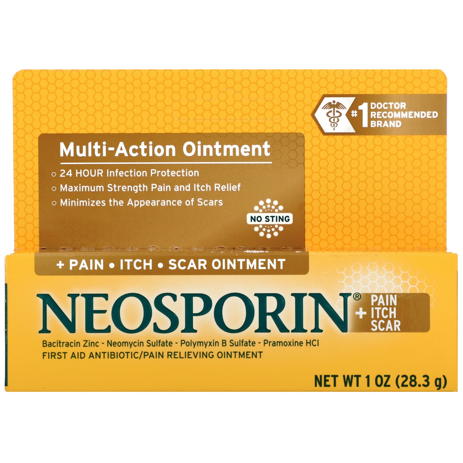 Comprar Neosporin, Pomada Multiação para Cicatrização, Dor e Coceira, 28,3 g (1,0 oz) - Imagem 2
