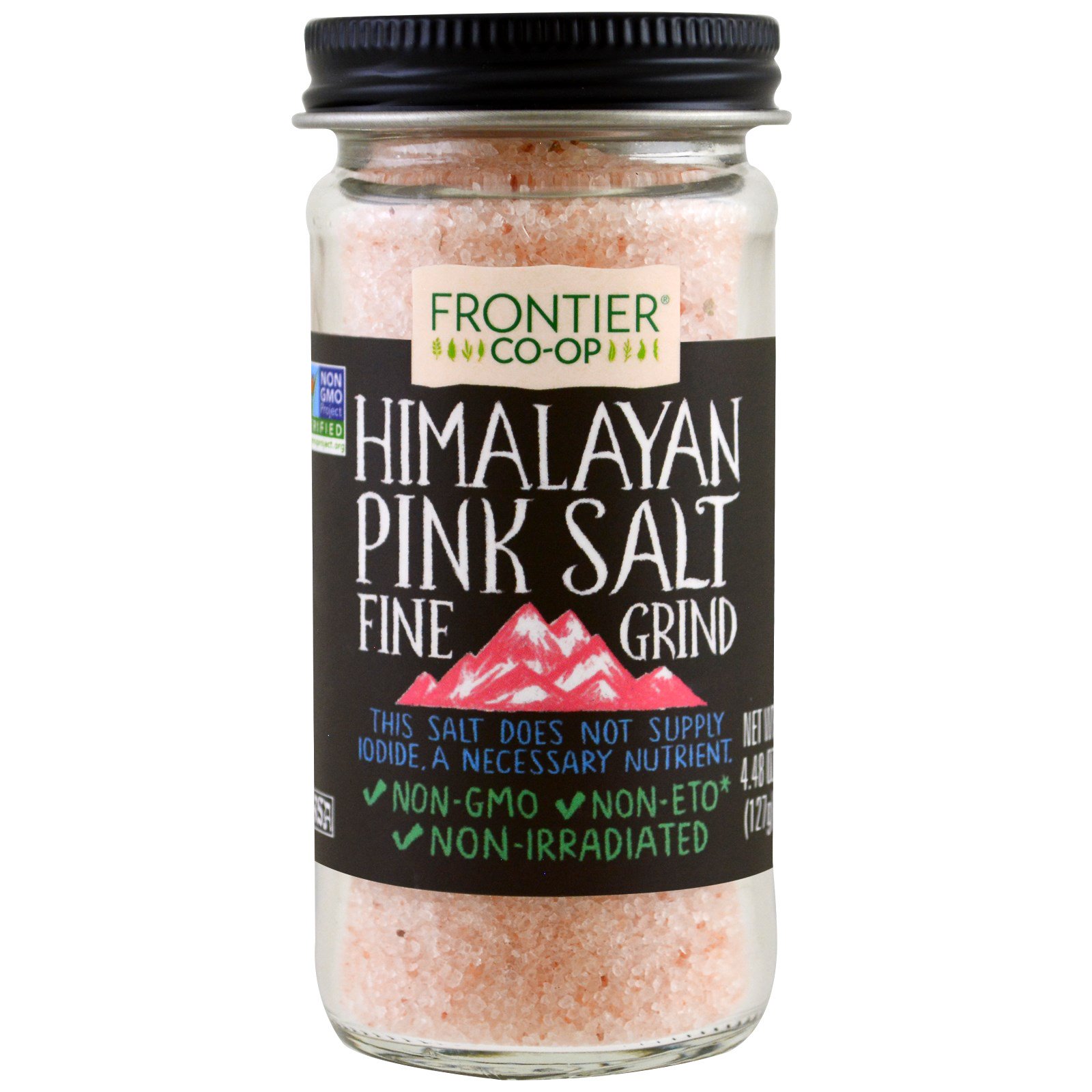 Comprar Frontier Natural Products, Sal Rosa do Himaláia, Moagem fina, 4.48 oz (127 g)