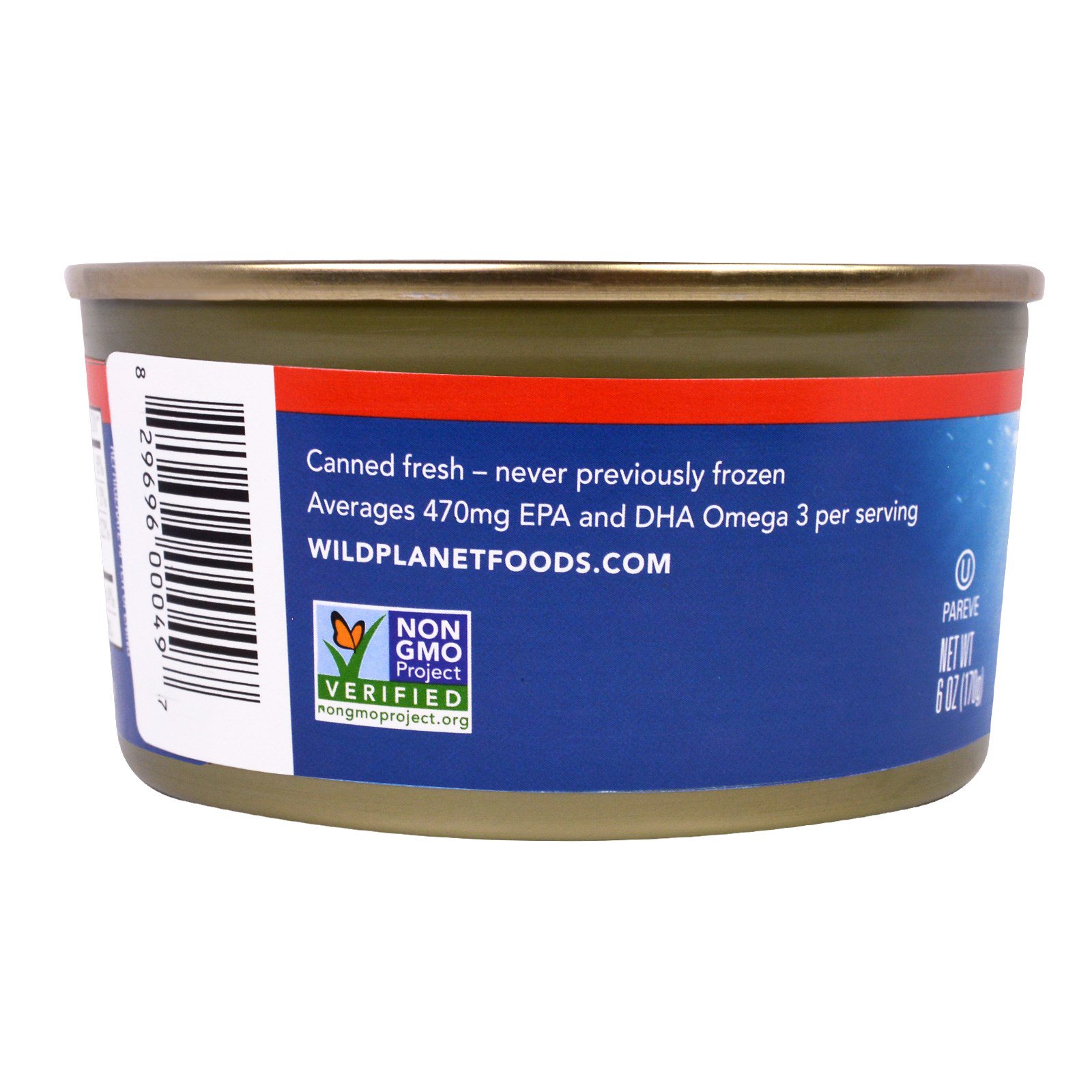 Comprar Wild Planet, Salmão-Vermelho Silvestre, Sem Pele e Sem Ossos, 6 oz (170 g) - Imagem 3