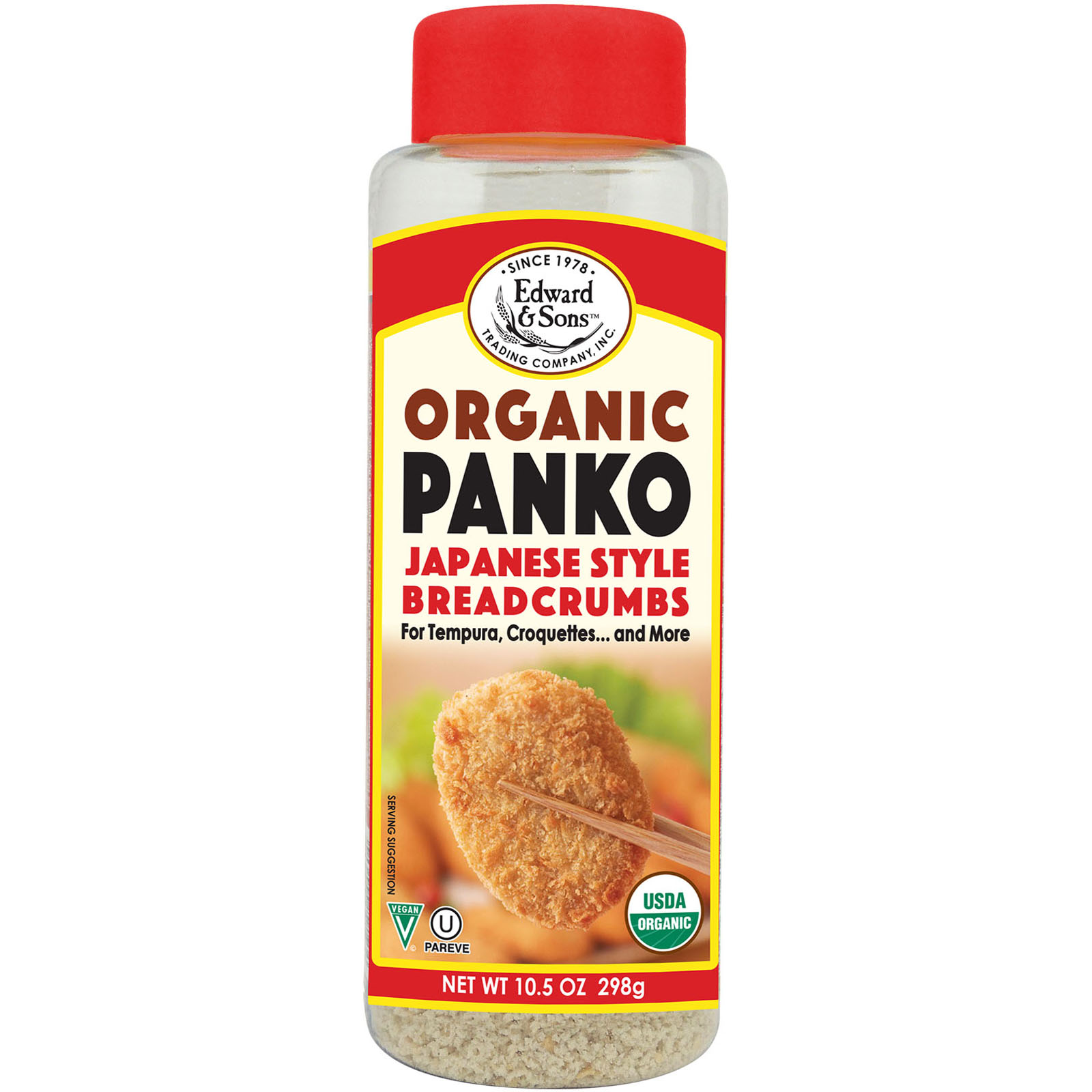 Comprar Edward & Sons, Organic Panko, Japanese Style Breadcrumbs, 10.5 oz (298 g)
