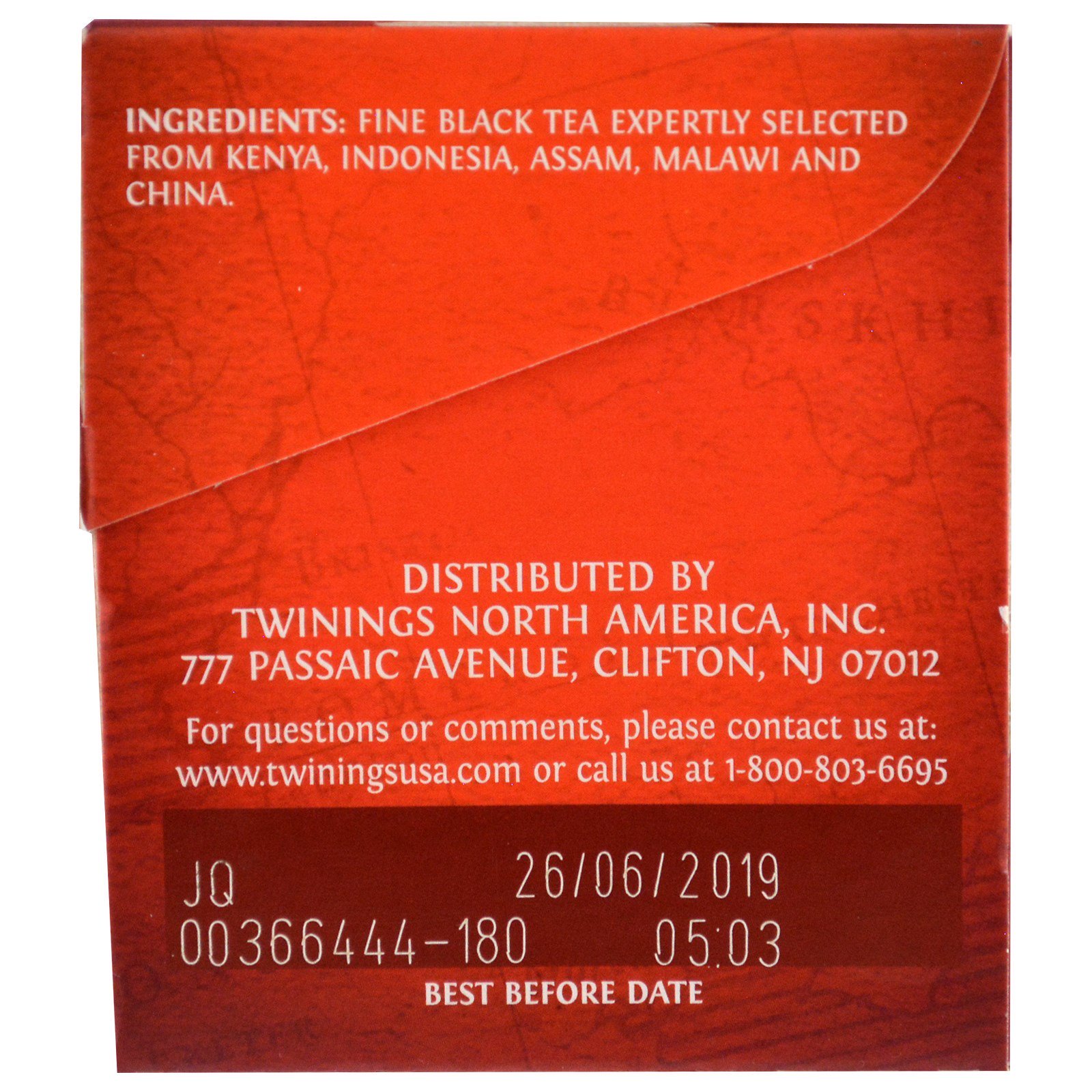 Comprar Twinings, Chá de Café da Manhã Inglês, 25 Saquinhos de Chá Individuais, 50 g - Imagem 2