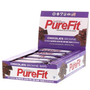 Comprar PureFit Bars, Barras de Nutrição Premium, Brownie de Chocolate, 15 Barras, 57 g Cada