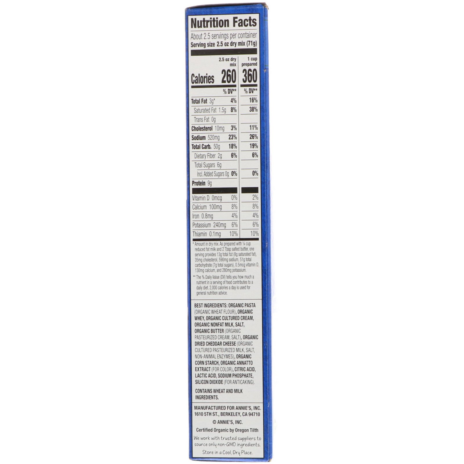 Comprar Annie's Homegrown, Organic Macaroni & Cheese, Classic Cheddar, 6 oz (170 g) - Imagem 2