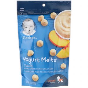 Comprar Gerber, Yogurt Melts, Pêssego, Bebês, A Partir de 8 Meses, 28 g (1 oz)