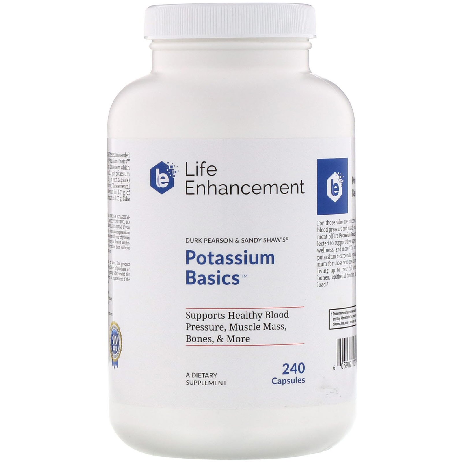 Comprar Life Enhancement, Potássio Básico, 240 Cápsulas