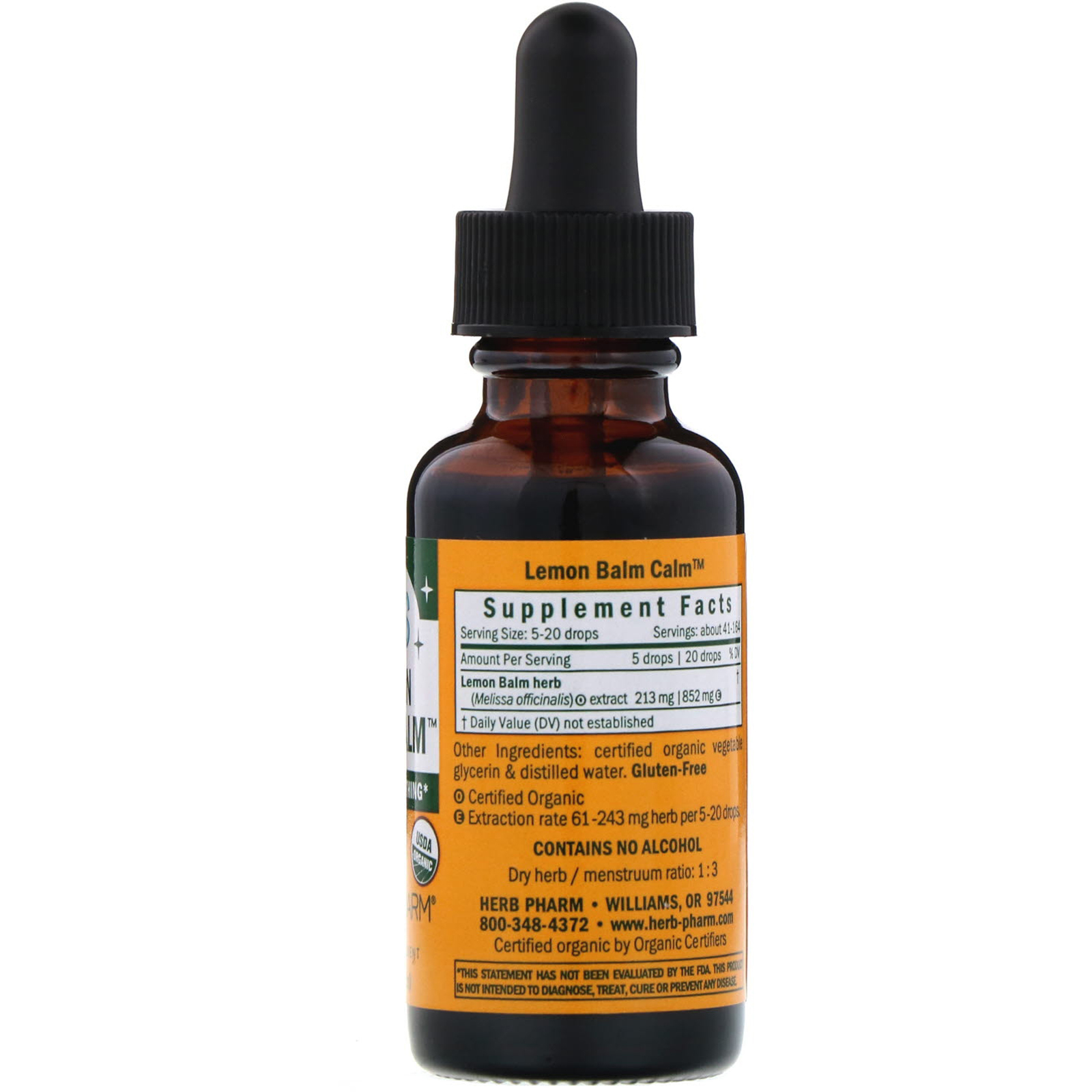Comprar Herb Pharm, Bálsamo Calmante Infantil de Limão Orgânico, Sem Álcool, 1 fl oz (30 ml) - Imagem 2