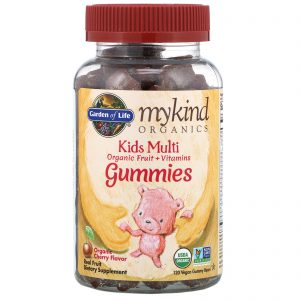 Comprar Garden of Life, Mykind Organics, Multivitamínico Infantil, Sabor de Cereja Orgânica, 120 Ursos de Goma