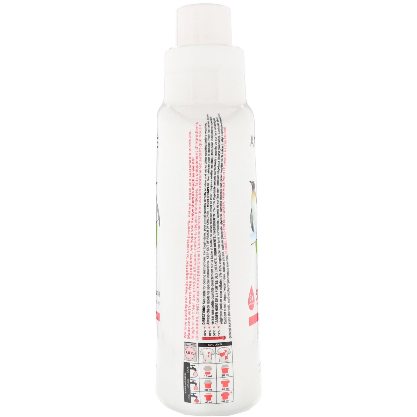 Comprar ATTITUDE, Sabão para Roupas, Toranja Rosa, 35,5 oz fl (1,05 l) - Imagem 2