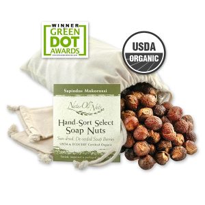 Comprar NaturOli, Nozes de Saponária Orgânicas Selecionadas Manualmente com 2 Sacos Musseline com Cordinha Retrátil, 32 onças