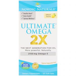 Comprar Nordic Naturals, Ultimate Omega 2X, 2.150 mg, 120 Cápsulas Softgel