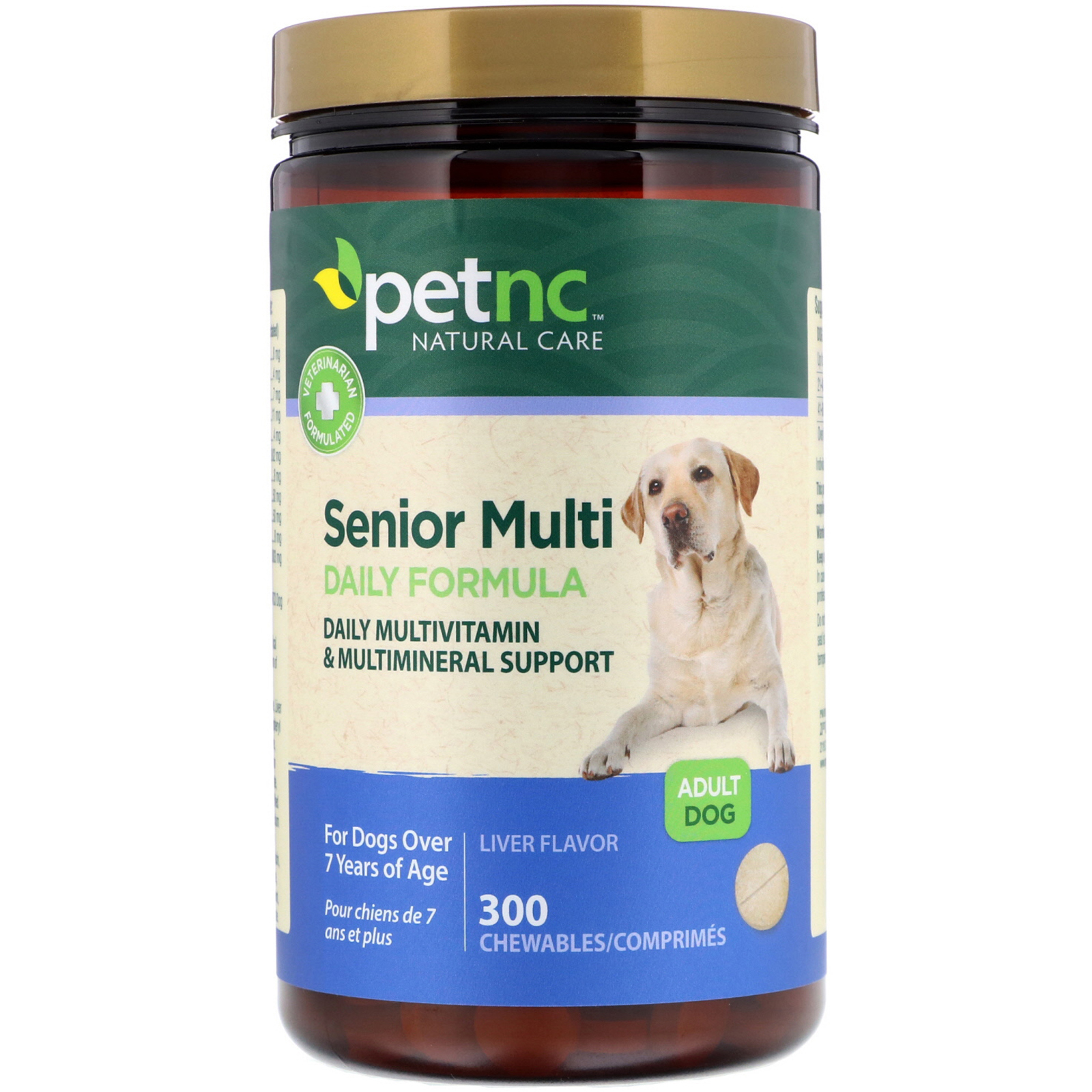Comprar petnc NATURAL CARE, Senior Multi Daily Formula, Liver Flavor, Adult Dog, 300 Chewables