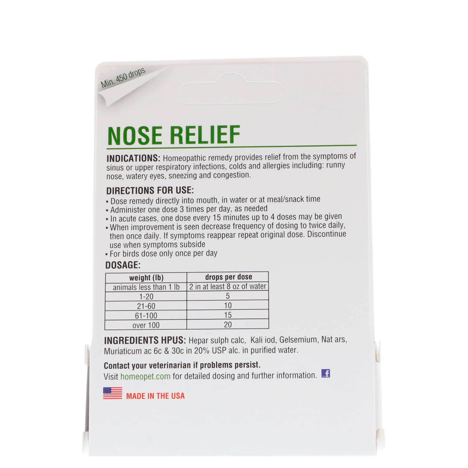 Comprar HomeoPet, Alívio Nasal, 15 ml - Imagem 2