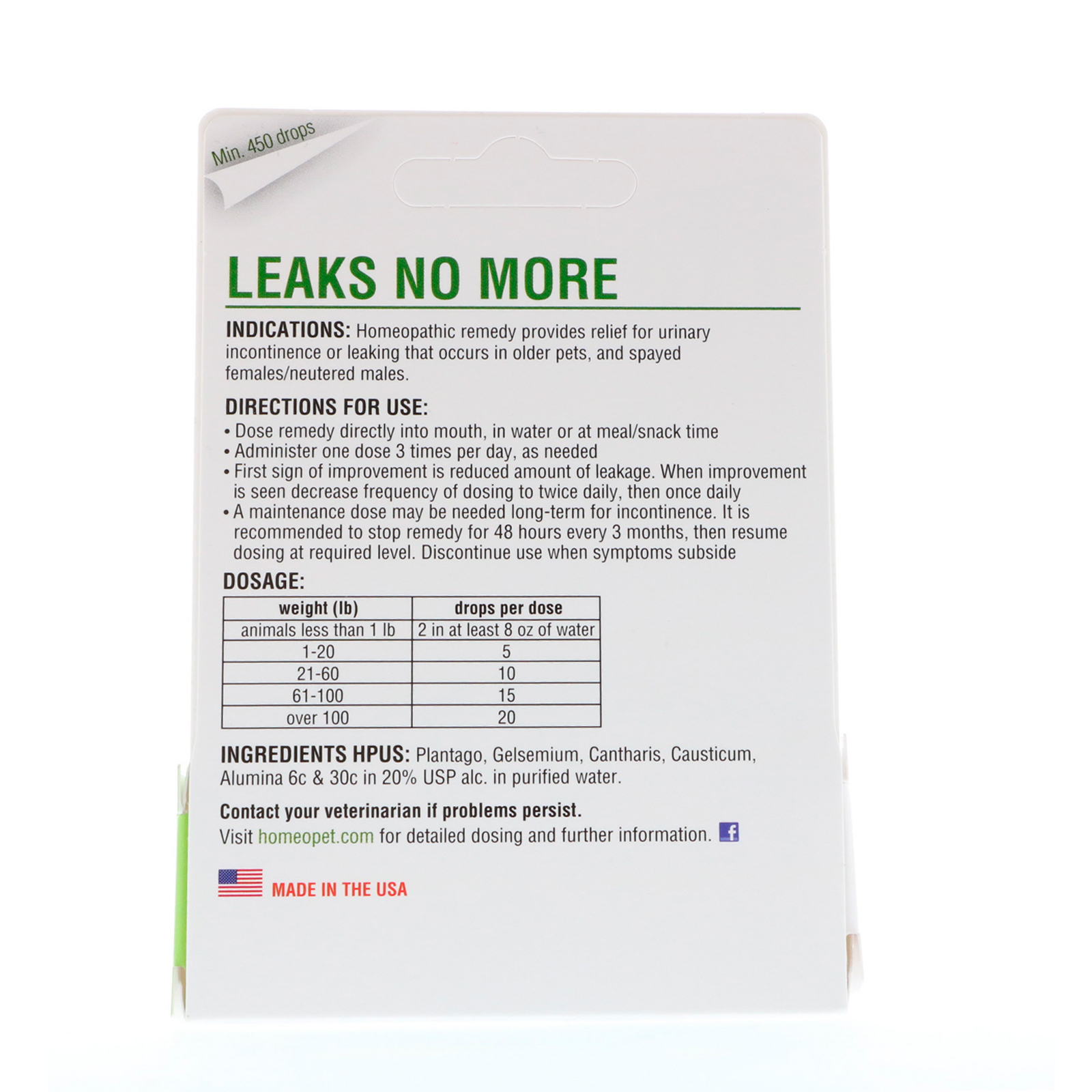 Comprar HomeoPet, Vazamentos Nunca Mais, 15 ml - Imagem 2
