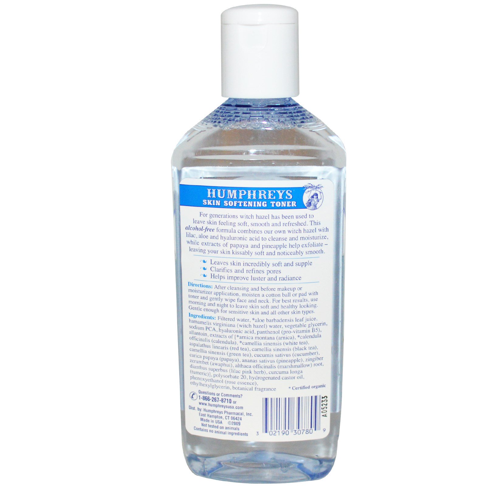 Comprar Humphrey's, Toner Facial para uma Pele Mais Macia, Lilac Witch Hazel, Sem Álcool, 8 fl oz (237 ml) - Imagem 2