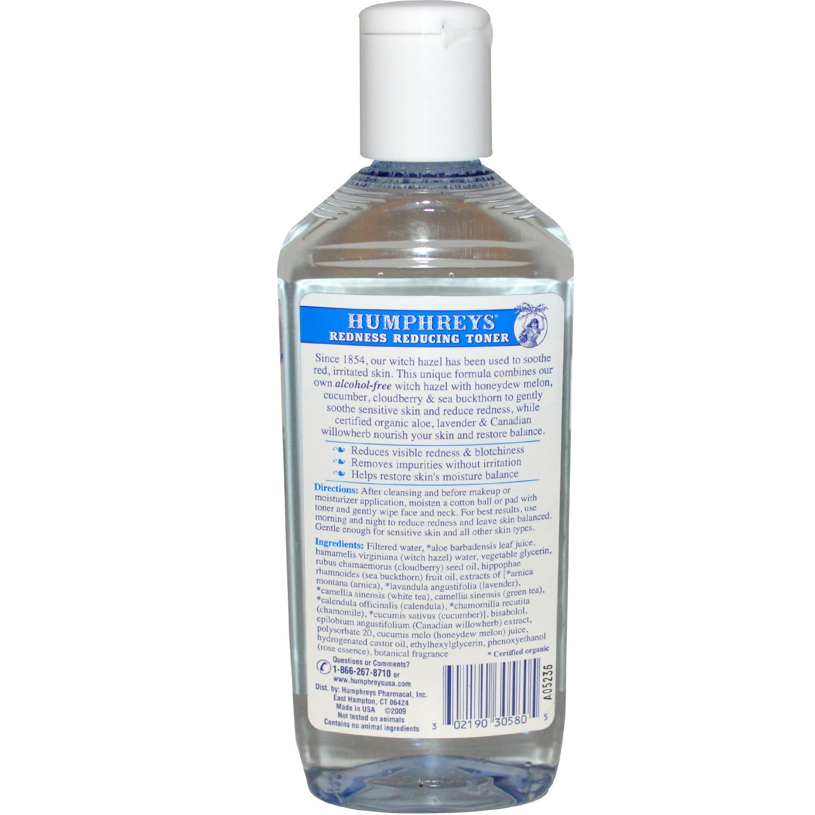 Comprar Humphrey's, Tonificante Facial Redutor de Vermelhidão, Pepino Melão de Hamamélis, Sem Álcool, 237 ml (8 fl oz) - Imagem 2