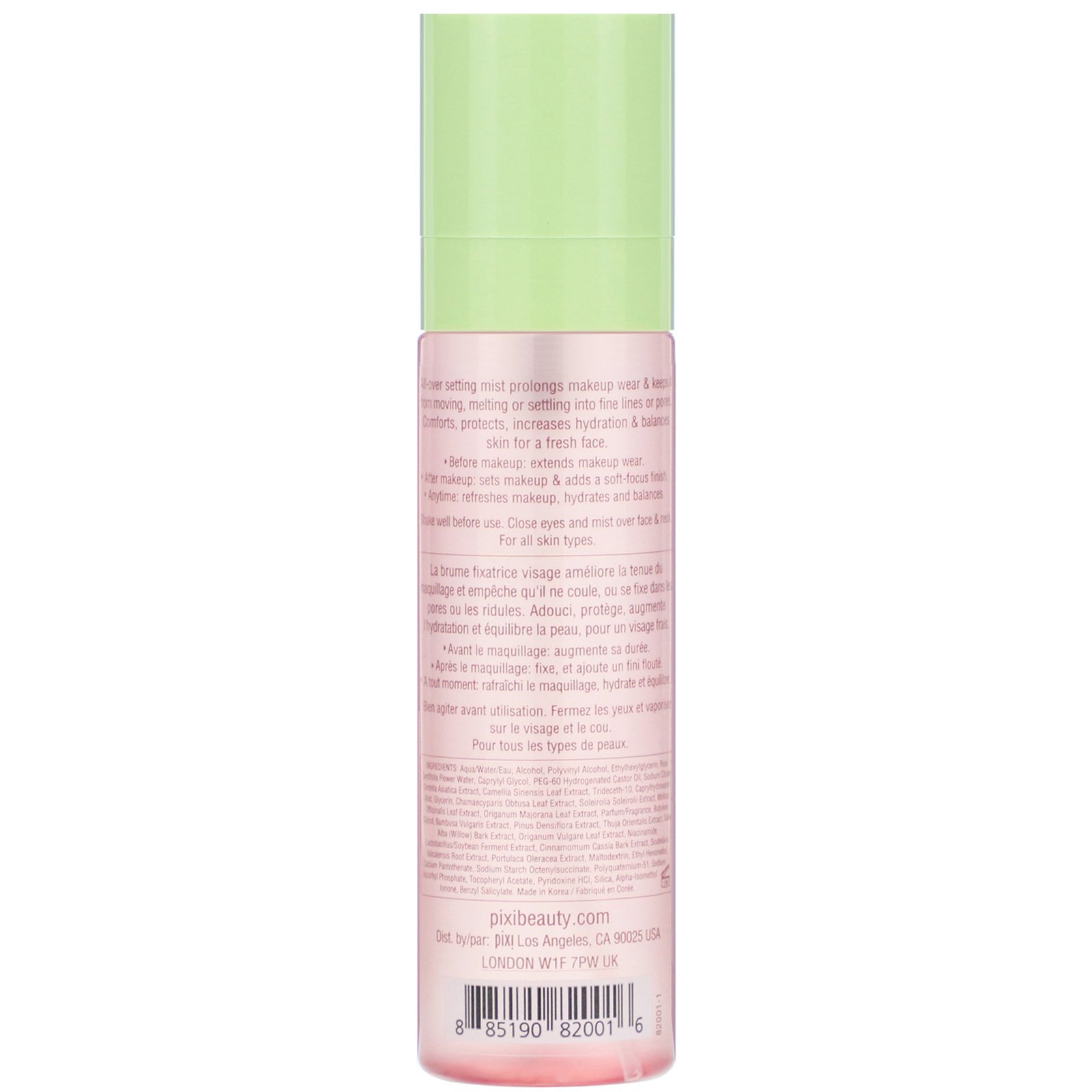 Comprar Pixi Beauty, Spray Fixador de Maquiagem, com Água de Rosas e Chá Verde, 80 ml (2,7 oz) - Imagem 2