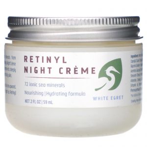 Comprar White Egret Personal Care, Creme Noturno de Retinol, 2 fl oz (59 ml)