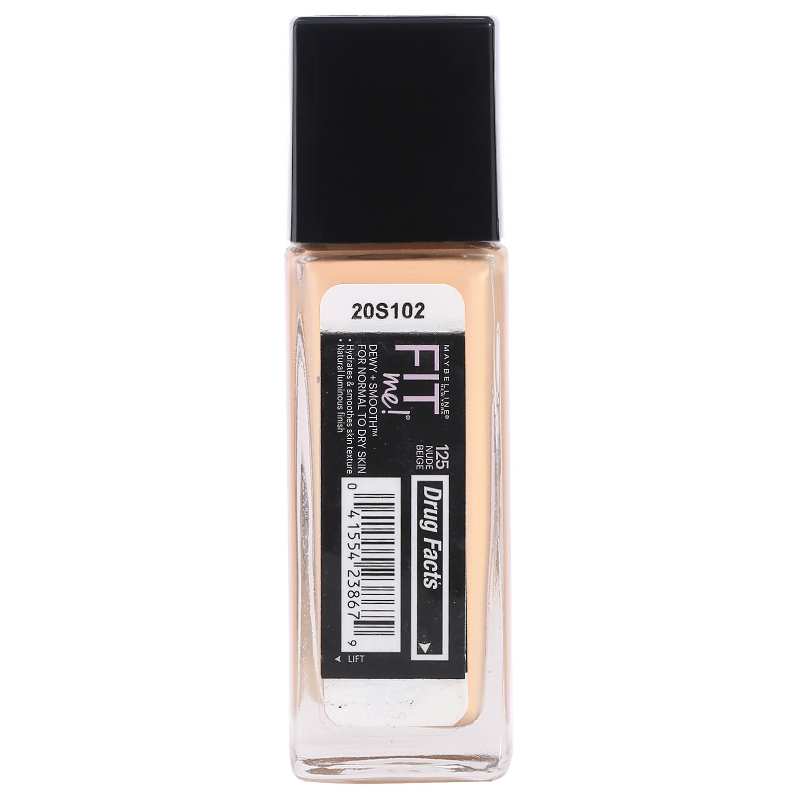 Comprar Maybelline, Fit Me, base refrescante e suave, 125 Nude Beige, 30 ml - Imagem 2