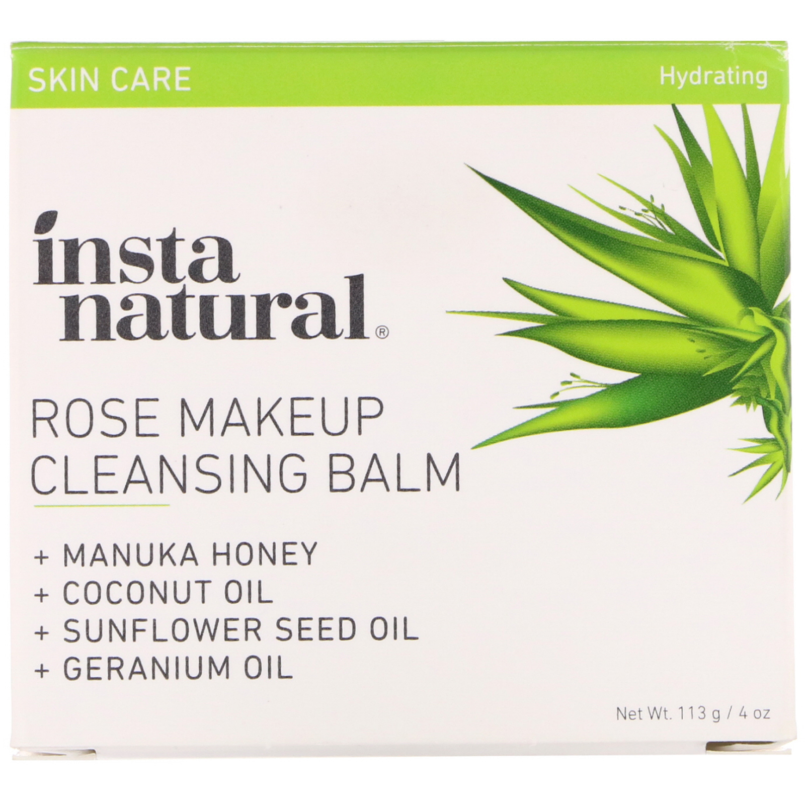 Comprar InstaNatural, Rose Makeup Cleansing Balm, 4 oz (113 g)