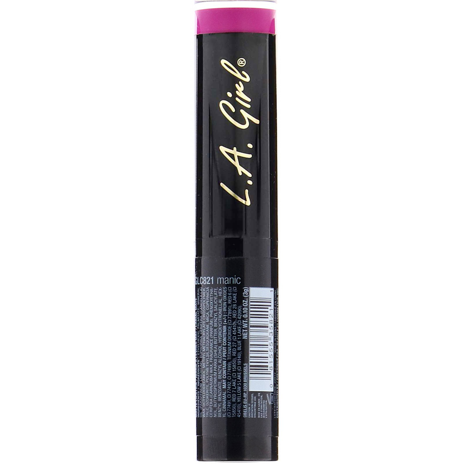 Comprar L.A. Girl, Batom aveludado mate fosco, Manic, 3 g - Imagem 2