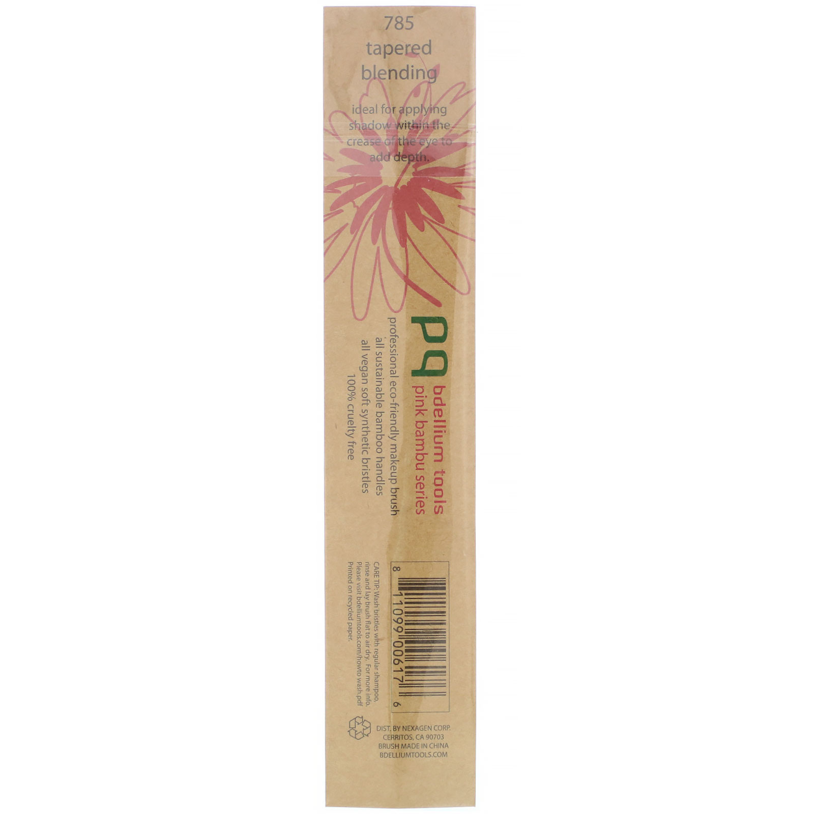 Comprar Bdellium Tools, Série Bambu Rosa, Olhos 785, Mistura Afunilada, 1 Pincel - Imagem 3
