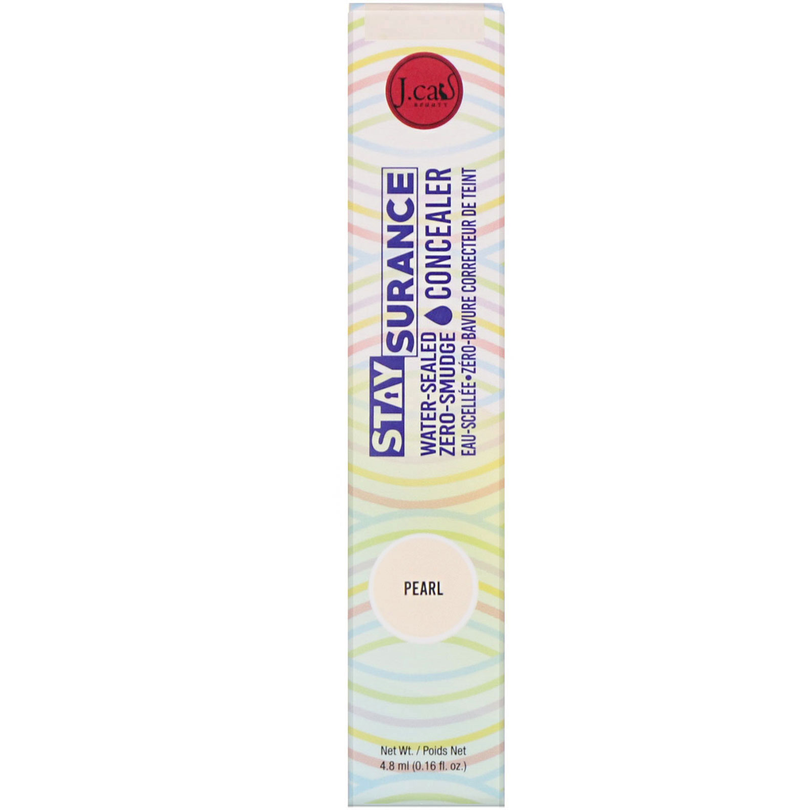 Comprar J.Cat Beauty, Staysurance, corretivo sem manchas selado a água, SHC103 Pearl, 4,8 ml - Imagem 2