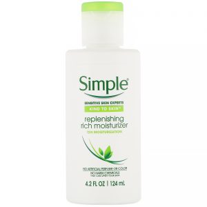 Comprar Simple Skincare, Hidratante Nutritivo para Regeneração da Pele, 4.2 fl oz (124 ml)
