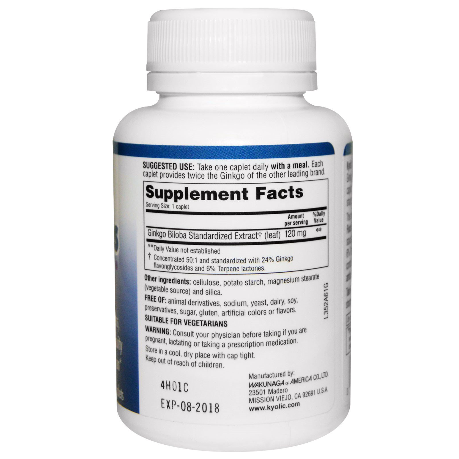 Comprar Kyolic, Brain Focus, 60 Vegetarian Caplets - Imagem 2