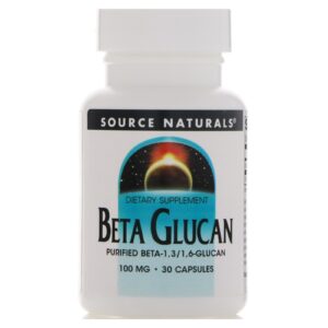 Comprar Source Naturals, Beta-Glucano, 100 mg, 30 Cápsulas