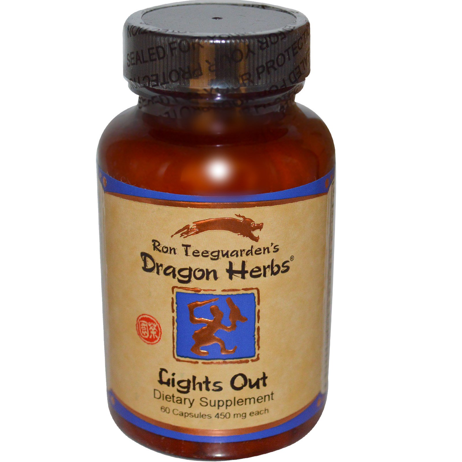 Comprar Dragon Herbs, Luzes Apagadas, 450 mg, 60 Cápsulas