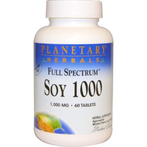 Comprar Planetary Herbals, Full Spectrum, Soja 1000, 1000 mg, 60 tabletes
