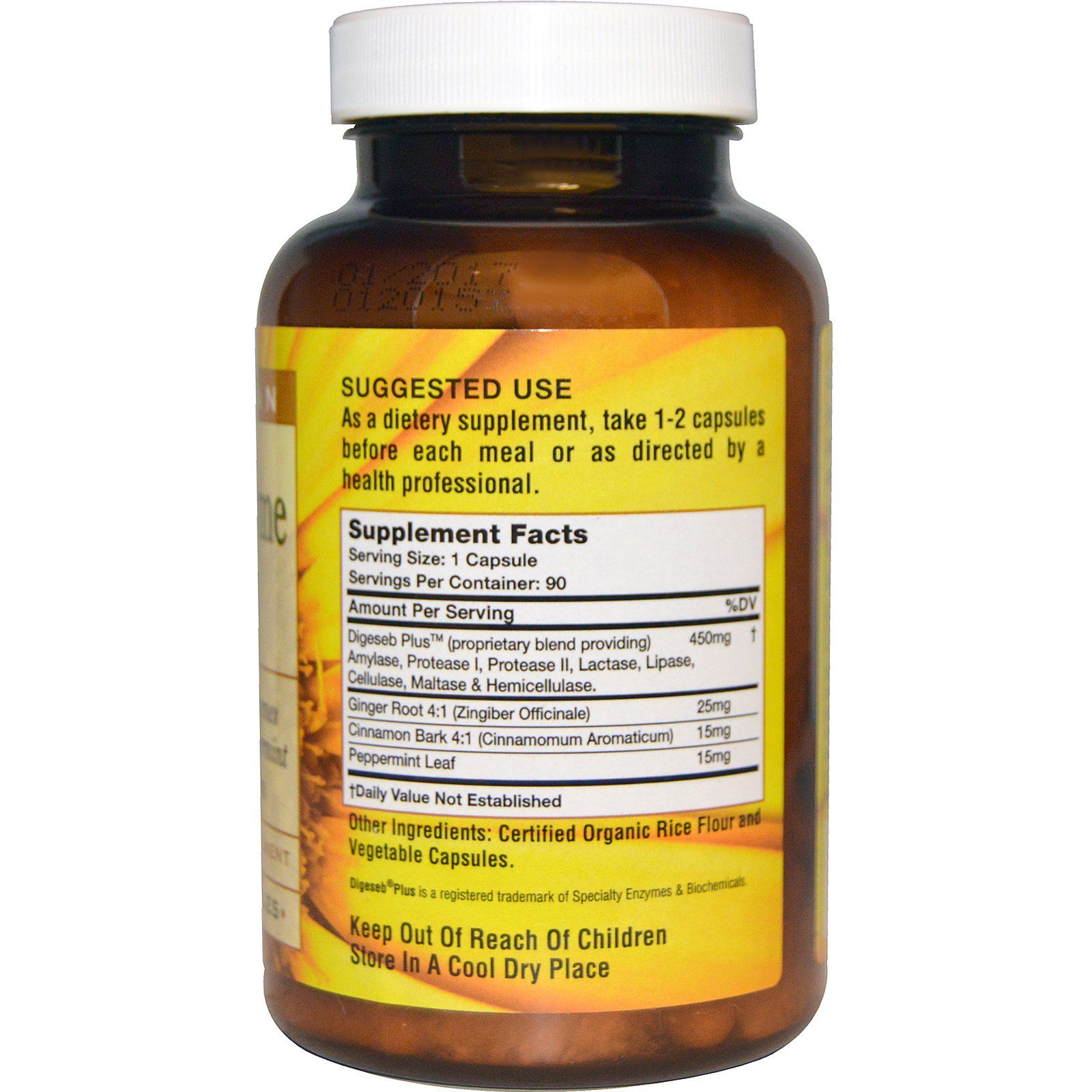 Comprar Pure Vegan, Complexo de Enzimas Digestivas, 90 Cápsulas Vegetarianas - Imagem 2